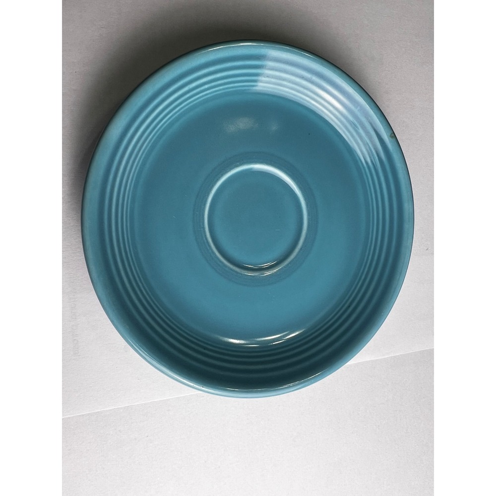 Fiesta Turquoise‎ Saucer Plate Genuine HLC USA Vintage